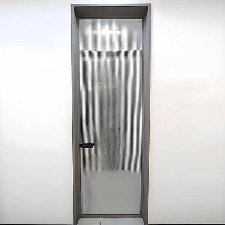 Aluminiowe szklane drzwi z wąską ramą Aluminiowe szklane drzwi z wąską ramą